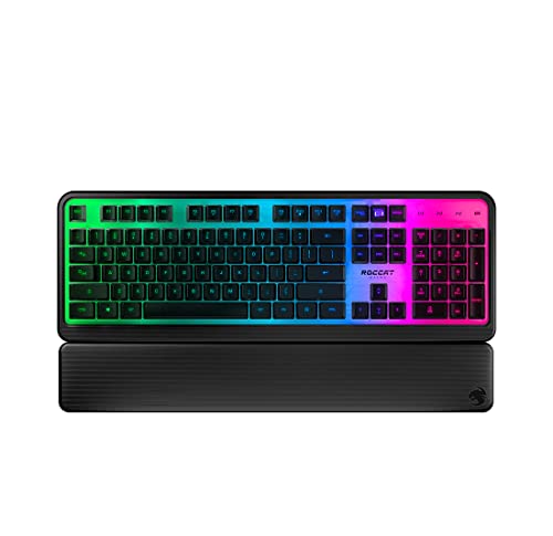 Roccat Magma - USB-A Clavier de jeu à membrane RGB (FR Layout), noir