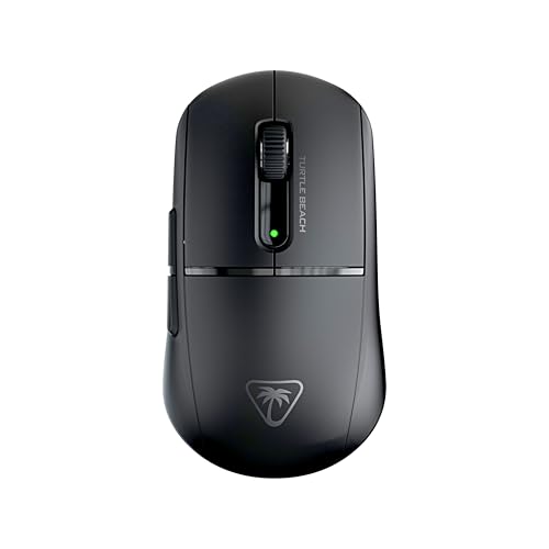 Turtle Beach Burst II Air - Souris Gaming sans Fil 2,4 GHz ultralégère avec 47 g, Touches optiques, symétrique, capteur Optique 26 000 PPP, Bluetooth, autonomie 120h, câble USB-C - Noir