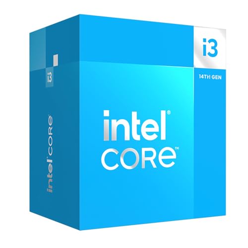 Intel Processeur de bureau 4 cœurs Core i3-14100 (4 cœurs P 0 cœurs E) 4,7 GHz