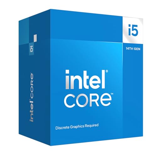 Intel Core i5-14400F Processeur de Bureau 10 cœurs (6 P-Cores 4 E-Cores) jusqu'à 4,7 GHz