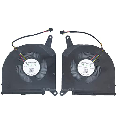 Quetterlee de remplacement NEUF ventilateur de processeur pour MSI GE60 Ms-16gf GE60 2QE 2QD 2PG 2PF 2PE 2PC MS-16GA MS-16GC Série Paad06015sl N284 E33–0800401-mc2 ventilateur