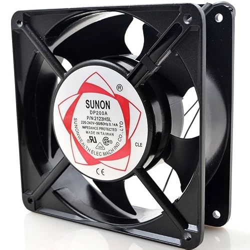 Ventilateur axial AC 12038BL, ventilateur de refroidissement à haute pression d'air, 110 220 V AC, 120 mm x 120 mm x 38 mm haute vitesse (220, volts (AC))