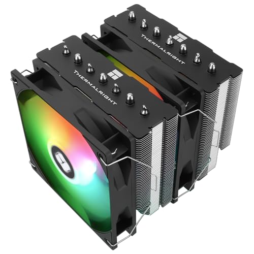 TR-Thermalright Phantom Spirit 120 SE ARGB Refroidisseur d'air pour processeur double tour haute performance, faible bruit 25,6 dBA, caloducs de refroidissement 7 x 6 mm pour Intel LGA 1700 1851 1150