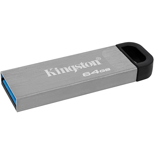 Kingston DataTraveler Kyson 64GB USB 3.2 Metal Flash Drive (DTKN 64GB)
