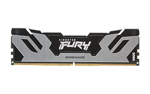 Kingston FURY Renegade DDR5 Argent Noir XMP 24Go 8400MT s CL40 CUDIMM Mémoire pour PC de Gamer Module Simple - KF584CU40RS-24