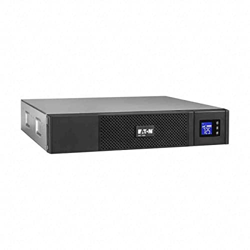 Eaton Onduleur 5SC 2200 IEC Tour Rack 2U - Line-Interactive UPS - Puissance 2000VA (8 Prises IEC 10A 1 Prise IEC 16A) - AVR - Afficheur et Interface USB (Cable USB Inclus) - Noir (5SC2200IRT)