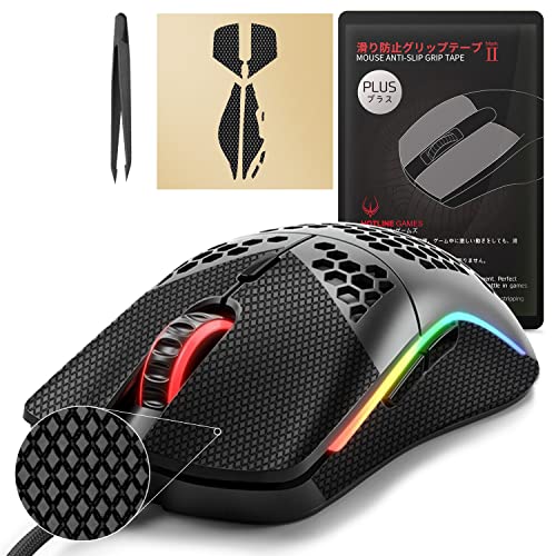 Hotline Games 2.0 Plus - Bande antidérapante pour souris de jeu Glorious Model O, Odin, Minus - Kit de mise à niveau professionnel résistant à la transpiration - Facile à appliquer, ajustable