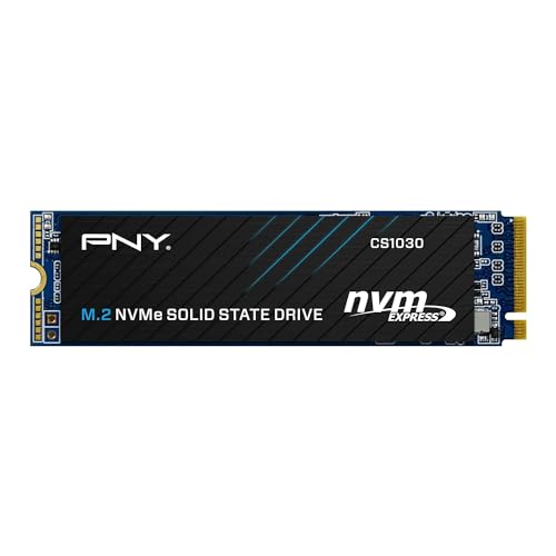 PNY CS1030 250GB M.2 NVMe PCIe Gen3 x4, 2500MB s Vitesse de Lecture, 1100MB s Vitesse d'écriture Internal Solid State Drive (SSD)