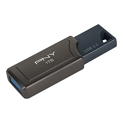 PNY Pro Elite V2 Clé USB 3.2 Gen 2 1To, Vitesse de Lecture jusqu'à 600Mo s