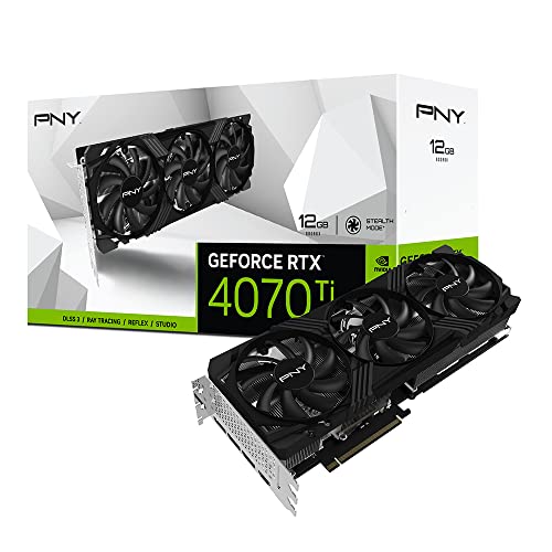 PNY GEFORCE RTX 4070Ti 12GB Verto DLSS 3 Triple Fan Carte Graphique