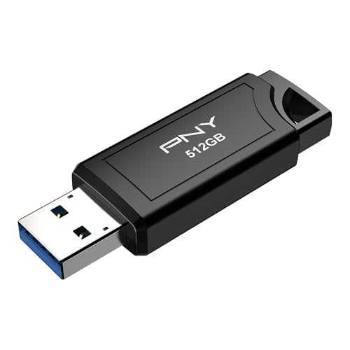 PNY 512GB Clé USB Pro Elite V3 USB 3.2 Gen 2, jusqu'à 1000 Mo s en Lecture 800 Mo s en écriture, Performances extrêmes pour Stockage et Transfert de données, Design métal Premium, connecteur Type-A