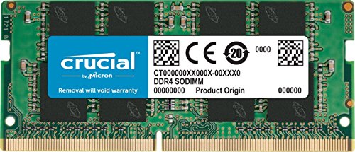 Crucial CT8G4SFS8266 8Go (DDR4, 2666 MT s, PC4-21300, Single Rank x8, SODIMM, 260-Pin) Mémoire RAM Vert