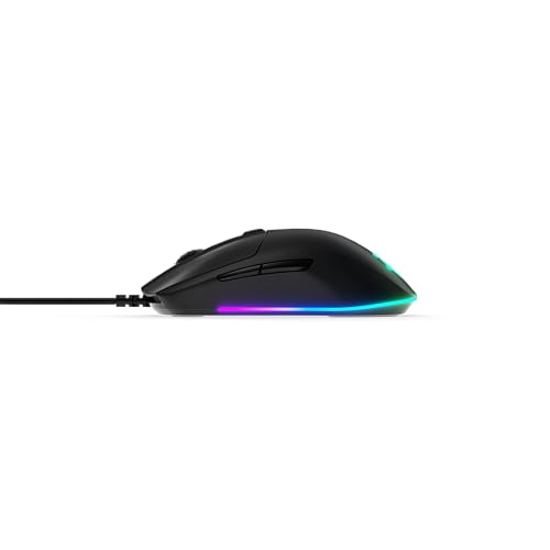 SteelSeries Rival 3 - USB Souris Gaming - Capteur Optique Truemove Core de 8500 Cpi - 6 Boutons Programmables - Boutons en Gâchettes Scindées, Noir