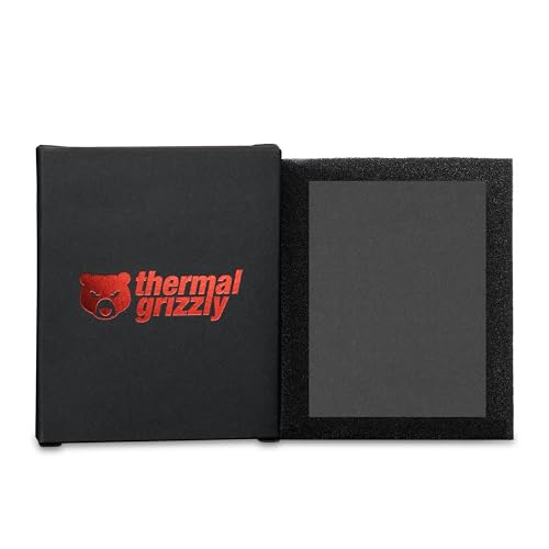 Thermal Grizzly - Coussinet Thermique en Carbone Carbonaut - Non adhésif, Flexible et Adaptable pour Une Utilisation répétée avec Une très Haute conductivité Thermique. Conductif ! (51 × 68 × 0,2 mm)