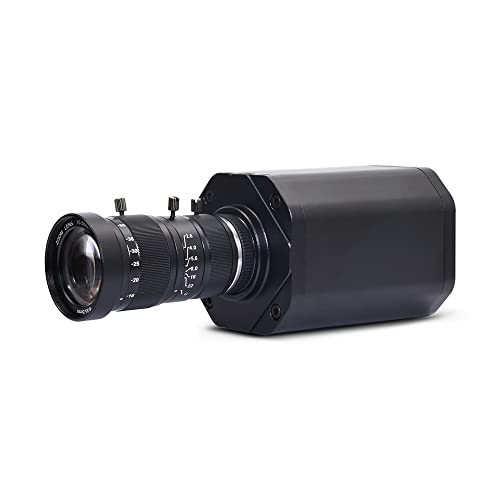MOKOSE Appareil photo numérique 4K 3840 × 2160 30 FPS HDMI 3G-SDI 1080P USB Webcam Prise en charge du microphone 3,5 mm avec téléobjectif manuel 10-55 mm et objectif de montage CS C interchangeable