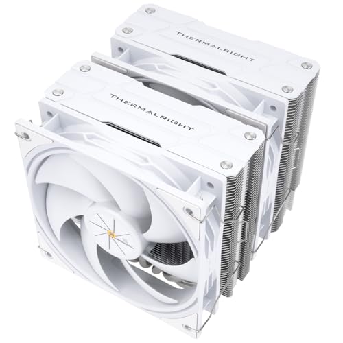 Thermalright Peerless Assassin 120 Refroidisseur de processeur V3 blanc, technologie AGHP, double ventilateurs PWM de 120 mm, vitesse 2000 tr min, pour AMD AM4 AM5 Intel LGA 1851 1700 1150 1151 1200