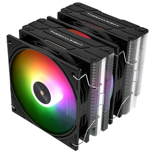Thermalright Peerless Assassin 120 ARGB V3 Refroidisseur d'air pour processeur, 6 tuyaux de chaleur, double ventilateurs TL-P12-S PWM, hauteur 157 mm, pour Intel LGA1700 1851 1150 1151 1200 2011, AM4