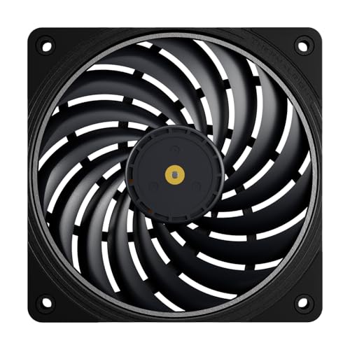 Thermalright TL-B12015 Ventilateur de processeur silencieux 4 broches PWM | 2150 tr min haute vitesse, 15 mm Slimline, pour refroidissement de CPU et châssis, refroidissement PC 120 mm