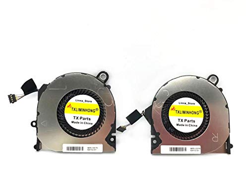 TXLIMINHONG Ventilateur de refroidissement CPU GPU compatible pour HP Elite x2 1013 G3 L32638-001 924702-001 ND55C02-17D12 7Z29FPR ND55C02-17D13 7Z28FPR