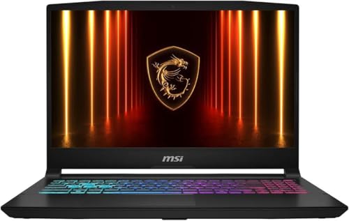 msi Katana 15 HX B14WEK Ordinateur portable de jeu 15,6 FHD 1920 x 1080 Écran IPS 144 Hz Intel Core i7-14650HX NVIDIA GeForce RTX 5050 8G GDDR7 16 Go DDR5 1 To SSD 4 zones RVB rétroéclairé KB Wi-Fi