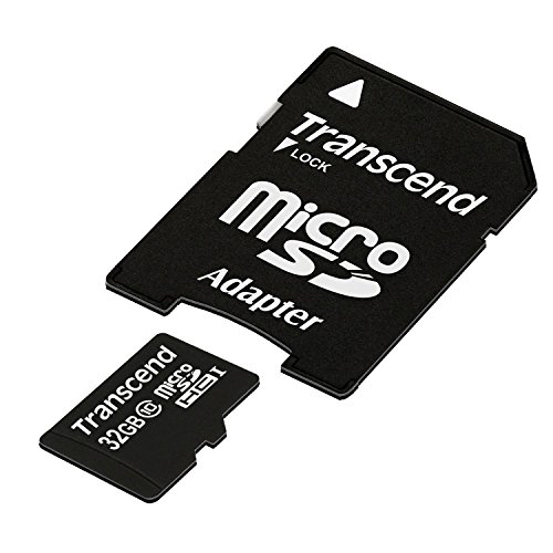 Transcend Carte Mémoire microSDXC 32 Go Classe 10 (Premium) TS32GUSDHC10E