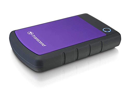 Transcend StoreJet 25H3P (USB 3.0), 2TB disque dur externe 2000 Go Noir, Violet