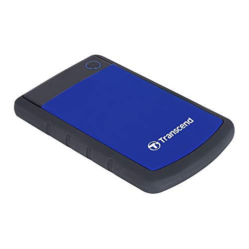 Transcend StoreJet 25H3B Disque dur externe robuste 2To interface USB Type-C USB 3.1 Gen 1 Bleu marine - TS2TSJ25H3B