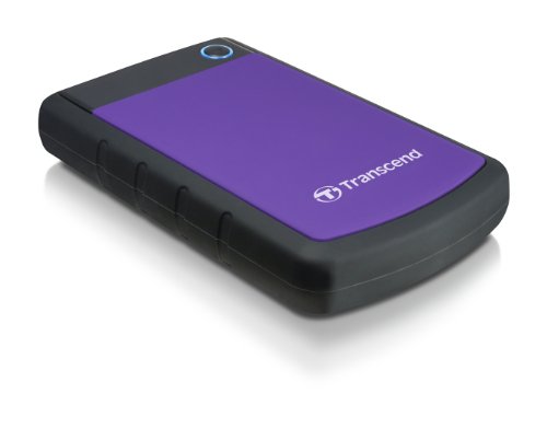 Transcend 4To Disque dur portable robuste StoreJet 25H3, Bouton Sauvegarde
