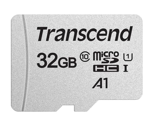 Transcend USD300S Carte mémoire microSDXC 32GB Classe 10 avec jusqu'à 95 45 MB s (pour smartphones, appareils photo numériques et consoles Nintendo) sans adaptateur SD - TS32GUSD300S