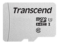 Transcend 16Go USD300S Carte microSD, 95 Mo s, UHS-I U1 C10 avec Adapt