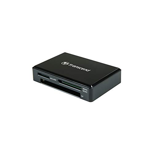 Transcend RDC8 Lecteur de Cartes Multifonction USB Type-C USB 3.1 Gen 1 avec emplacements SD, microSD et CompactFlash - TS-RDC8K2