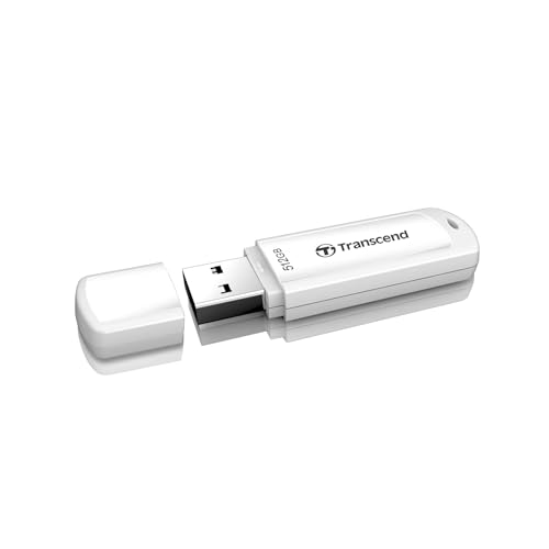Transcend Jetflash 700 730 USB-Stick 512 GB USB TyP-A 3.2 Gen 1 (3.1 Gen 1) Schwarz - Wei (ts512gjf730)