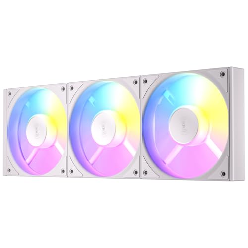ANTEC C120 ARGB Fan PC Ventilateur de boîtier 120mm pack de 3, blanc