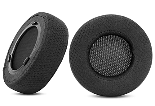 HTINDUSTRY Oreillettes épaissies, Coussinets de Remplacement Compatible avec Corsair Virtuoso RGB Wireless SE Casque, avec Mousse à mémoire de Forme Tissu Durable