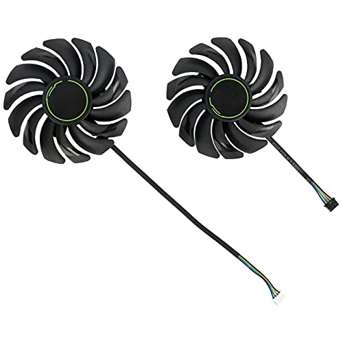 inRobert Ventilateur de carte graphique PLD09210S12HH 85 mm 4 broches RTX2080 RTX2070 de remplacement pour MSI RTX 2060 2070 2080 Super Ventus GPU (Fan-AB)