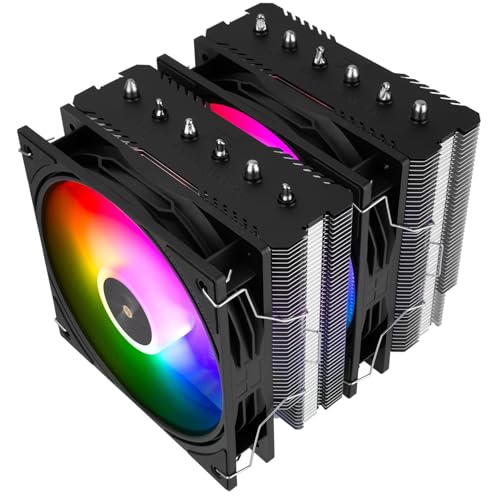 Thermalright Peerless Assassin 120 SE ARGB Refroidisseur d'air pour processeur V3, 6 caloducs en cuivre, double tour, 155 mm de haut, pour AM4 AM5, Intel LGA1851 1700 115X 1200