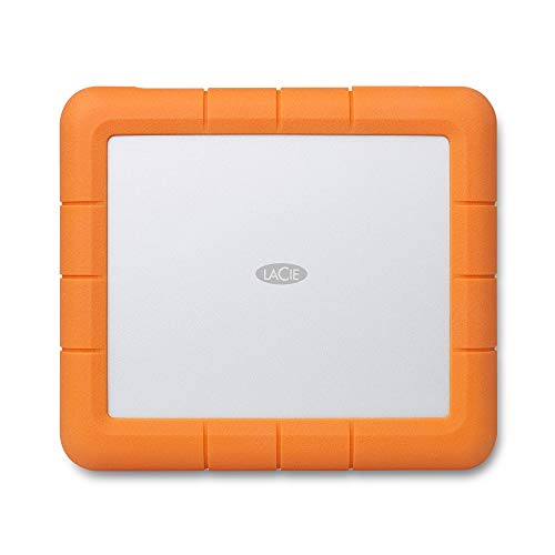 LaCie Rugged RAID Shuttle, 8To, Disque Dur Externe Portable HDD, PC Mac iPad iPhone, Data Rescue Service (STHT8000800)