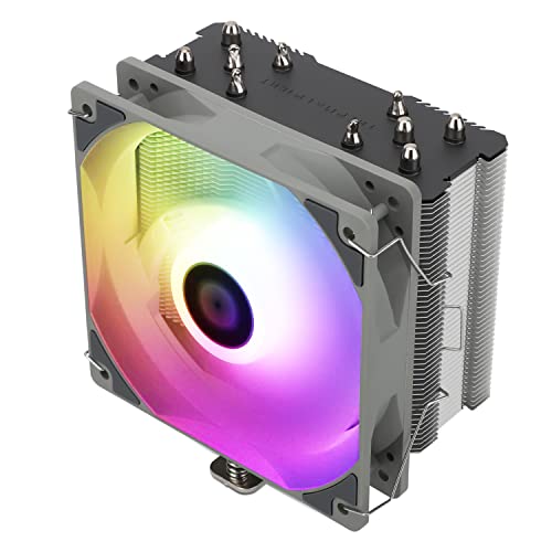 Thermalrlght Assassin King 120 SE ARGB AK120 SE ARB, 5 caloducs TL-C12C-S PWM Ventilateur silencieux avec roulement S-FDB, pour AMD AM4 AM5 Intel 1150 1151 1200 17XX, LGA1700, refroidisseur PC