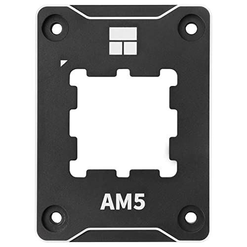 Thermalright Cadre sécurisé AM5 noir V2, fixation anti-flexion AM5, condensateurs sécurisés, cadre sécurisé AM5, cadre de contact anti-flexion AM5 (ASF noir V2)