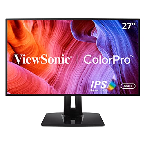ViewSonic VP2768a Moniteur IPS 27'' QHD 2560x1440 Pixels, 16 9, 5ms, Delta E 2, HDMI, DisplayPort USB, Ergonomique, Noir
