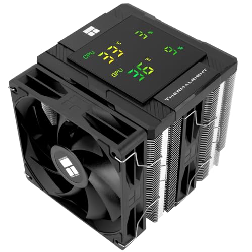 Thermalright Peerless Assassin 120 Refroidisseur de processeur numérique, double tour et double ventilateur, refroidisseur d'air pour processeur AM4 AM5, Intel LGA1851 1700 115X 1200 Noir