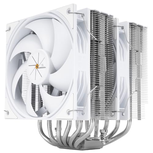 Thermalright Peerless Assassin 120 – Refroidisseur d'air pour processeur V3, 6 tuyaux de chaleur, dissipateur thermique avec deux ventilateurs TL-P12W PWM, design de couvercle supérieur, pour AM4 AM5