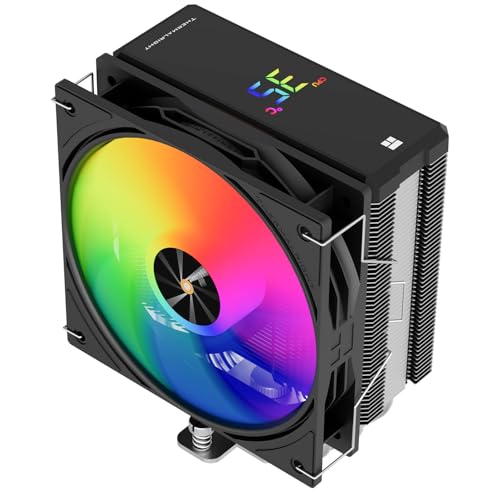 Thermalrlght Assassin X 120R Refroidisseur de processeur numérique ARGB noir, ventilateur de processeur silencieux PWM de 120 mm, technologie AGHP, prend en charge Intel lga1700 1851 1150 1151 1200,
