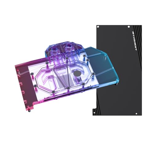 Bloc de refroidissement à eau en cuivre pour PowerColor AMD Radeon RX 9070 XT 16G GDDR6 Hellhound