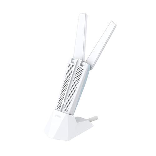 D-Link BE6500 Adaptateur USB Wi-FI 7 (AE65U) – Tri-Bande 6,5 Gbps, MLO, USB 3.0, 4096-QAM, Sécurité WPA3, Antennes Pliables avec Socle – Windows 11 10