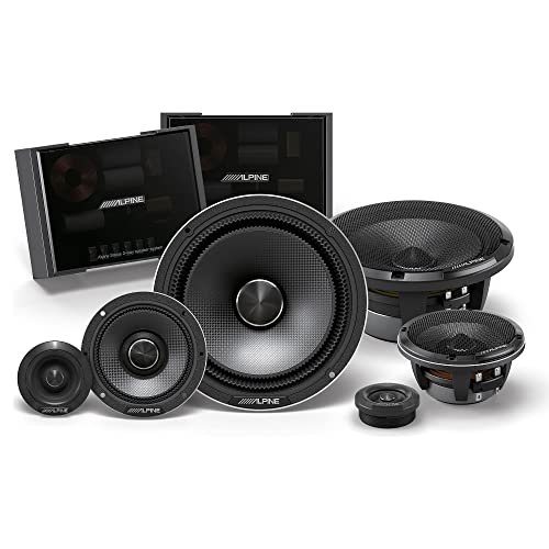 Alpine HDZ-653S Status Hi-Res Series Système de composants slim fit 3 voies 16,5 cm