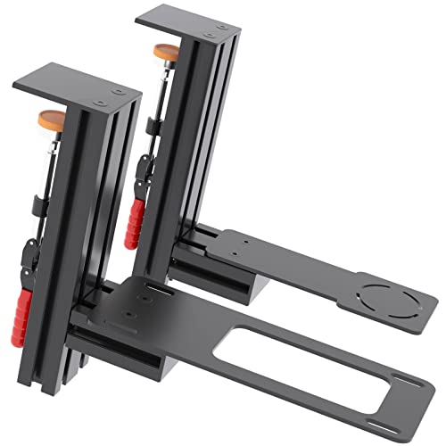 MEZA MOUNT Lot de 2 supports de bureau compatibles avec le joystick Thrustmaster HOTAS Warthog et l'accélérateurWinWing Orion 2 avec tous les boulons d'installation et manuel d'installation