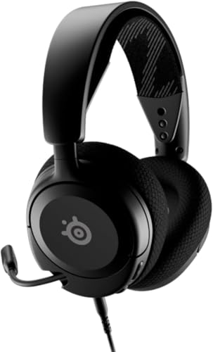 SteelSeries Arctis Nova 1 Casque de Jeu Multi-systèmes, Pilotes Hi-FI, Audio Spatial, Design Confortable, Durable, Ultra léger, Microphone antibruit, Noir (renouvelé)
