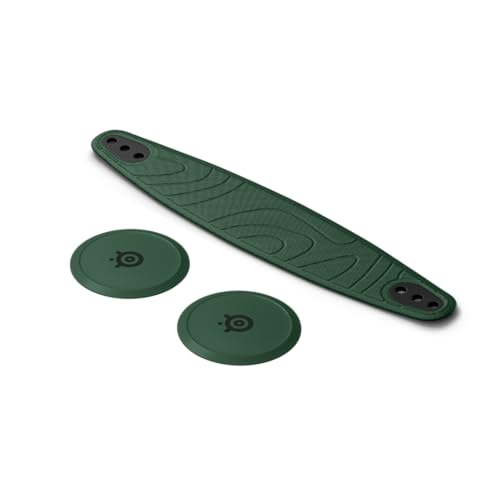 SteelSeries Arctis Nova Booser Pack — Accessoire pour casque de jeu — Bandeau en nylon — Personnalisable avec des plaques de haut-parleurs uniques — Vert pin