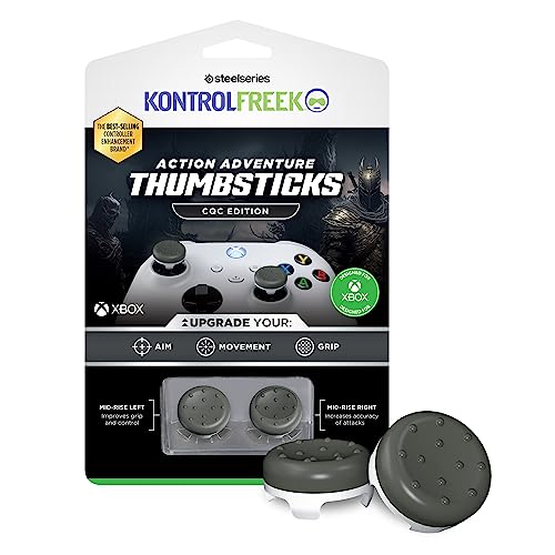 KontrolFreek CQC Classic Grips pour Manette Xbox | 2X Capuchons de Joystick Low-Rise pour Xbox Series X|S Xbox One | Agilité Contrôle Améliorés